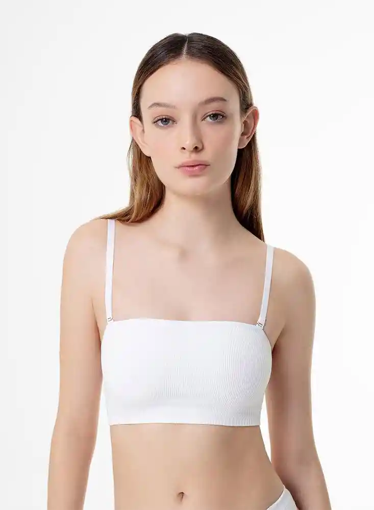 Top Int. Corto Mujer S-blanco900