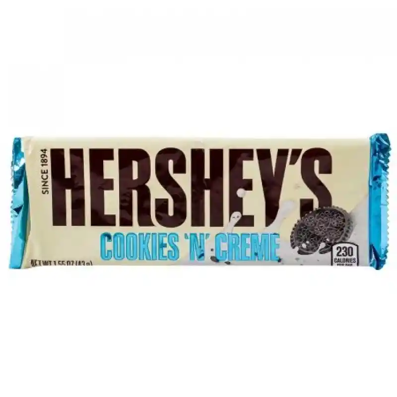Hersheys Chocolate Cookies And Creme 43 Gr
