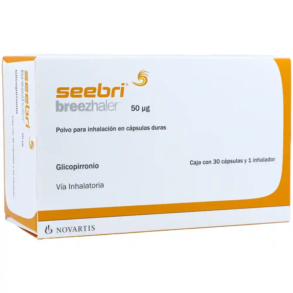 Seebri Polvo para Inhalación (50 mcg)