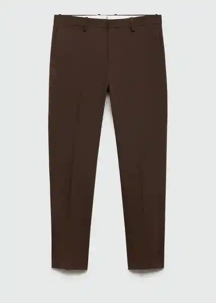 Pantalón París Tabaco Talla 38 Hombre Mango