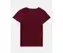 Camiseta Mujer Vinotinto Talla Small American Eagle