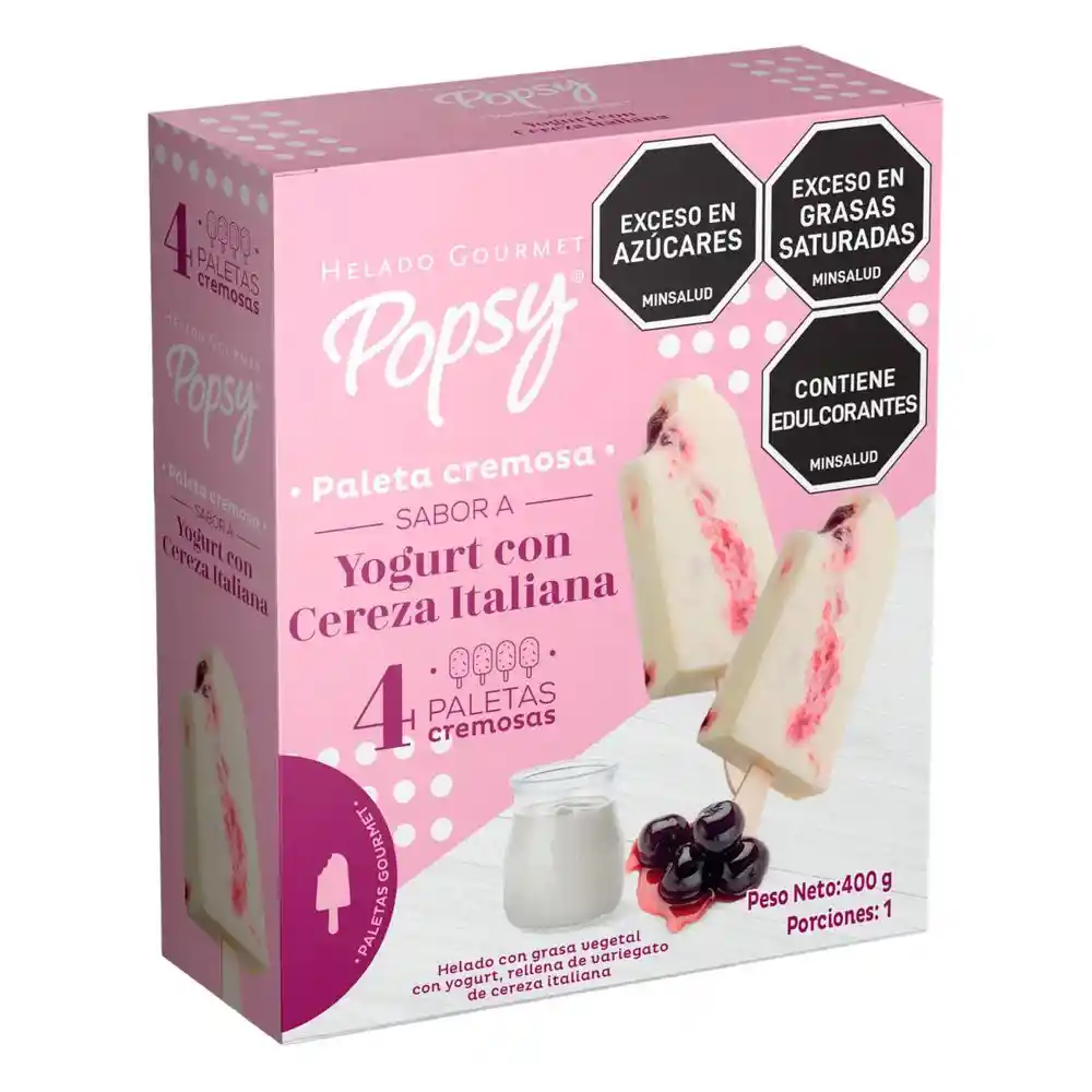 Multipack Paleta Cremosa Cereza 400 g
