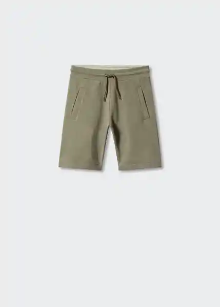 Bermuda Francia Khaki Talla 06 Niños Mango