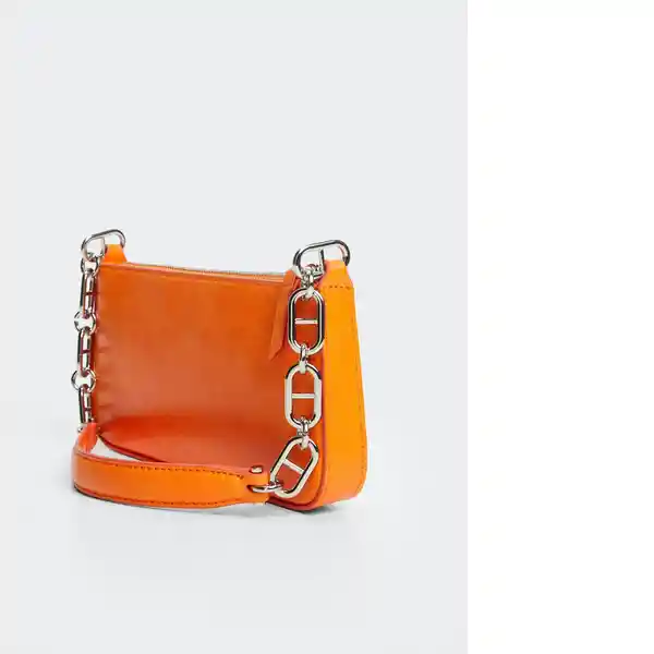 Bolso P Mandy Naranja Talla 99 Mujer Mango