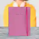 Cuaderno de Espiral con Plan Mensual Fucsia Miniso