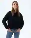 Camisa Mujer Negro Talla M 619f008 Americanino