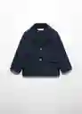 Blazer Americana Sarria Navy Talla 72 Niños Mango