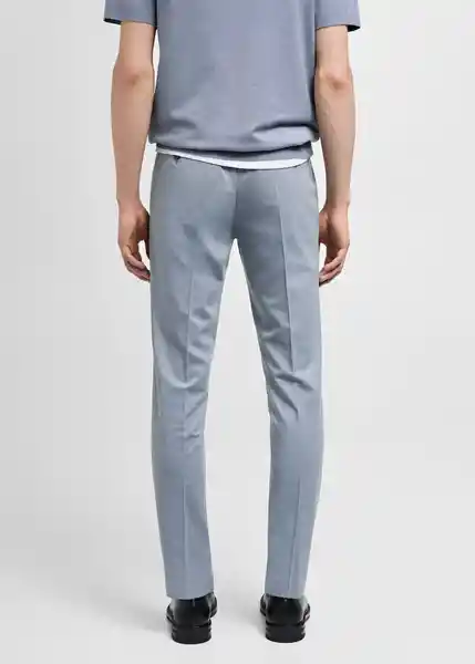 Pantalón París Celeste Talla 36 Hombre Mango