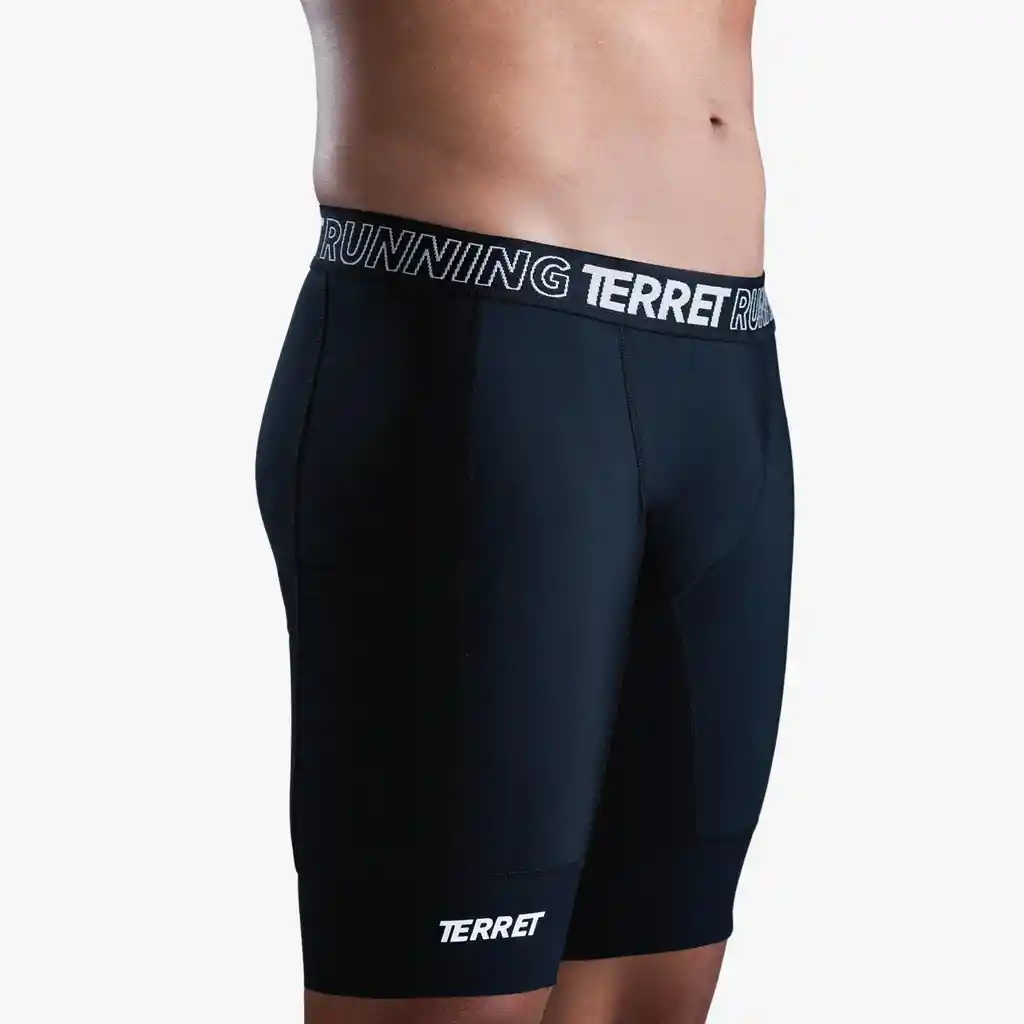 Licra de Running Para Hombre Terret Run Pro Negro