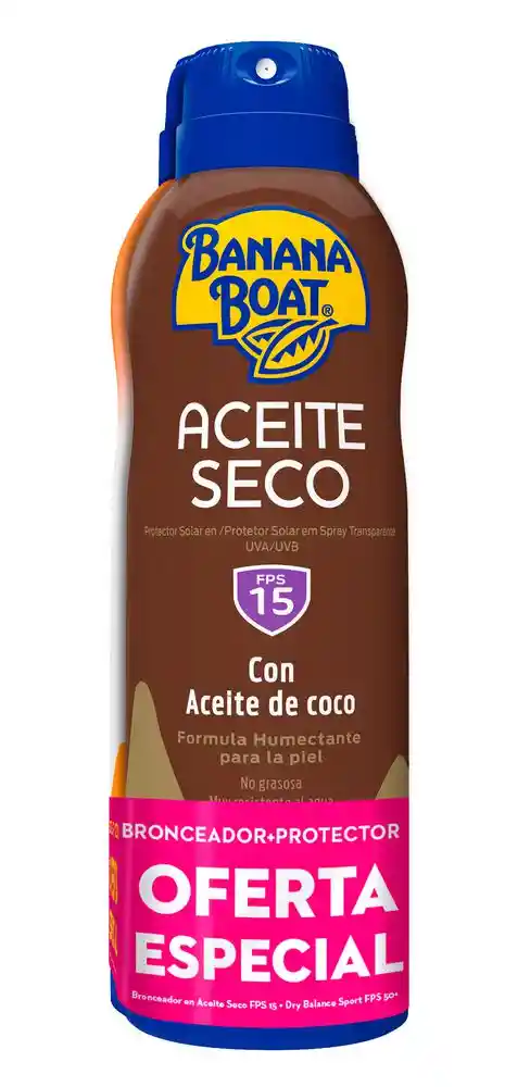 Banana Boat Of Protector Solar FPS 50 + Bronceador FPS15