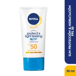 Nivea Protector Facial Sun Light & Feeling FPS50