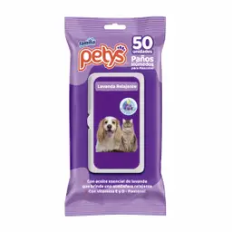 Petys Paños Húmedos para Mascotas Lavanda Relajante