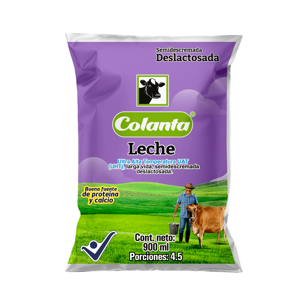 Colanta Leche Uht Deslactosada 900 ml