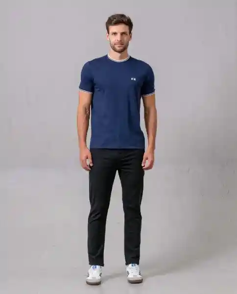 Camiseta Hombre Azul XL 100G100_AZU193928 Rifle