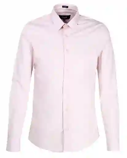 Camisa M/l Premium Rosa Talla M Hombre Chevignon