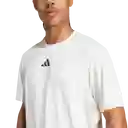 Adidas Camiseta D4T Int Tee Entrenamiento Hombre Blanco Talla L