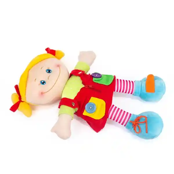 Muñeca de Trapo Didáctica Para Niñas 46 cm Monkey Brands