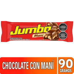 Jumbo Chocolate con Leche Relleno de maní