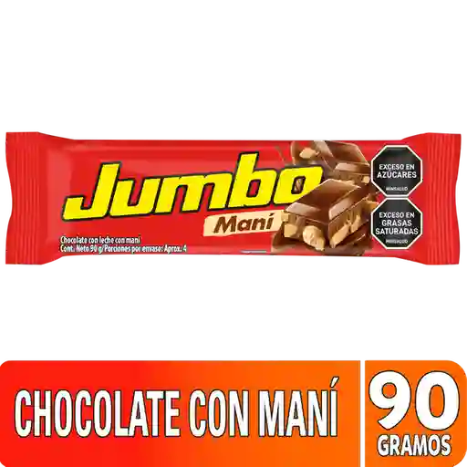 Jumbo Chocolate con Leche Relleno de maní