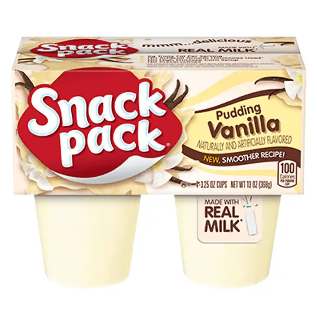 Snack Pack Pudding Vainilla