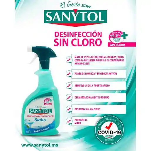 Sanytol Limpiador Desinfectante Multiusos 
