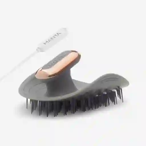 Manta Hair Cepillo Masajeador Para Peinar Gris
