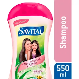 Savital Shampoo con Multivitaminas y Sábila