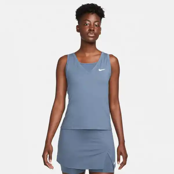 Nike Esqueleto W Nkct Df Vctry Tank Polos Azul L Ref: CV4784-491