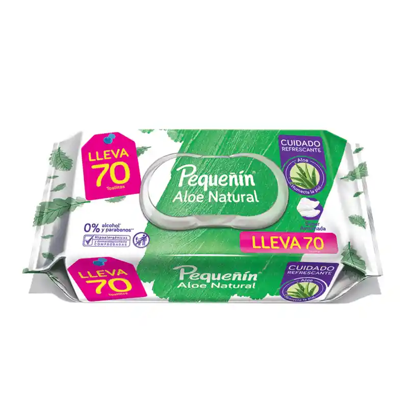 Oferta Toallitas Húmedas Aloe Natural Limpieza Refrescante