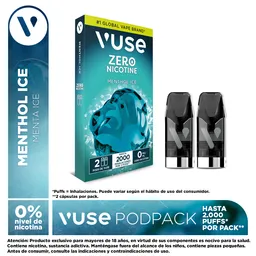 Vuse Capsulas Cero Nicotina Menthol Ice