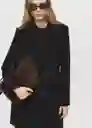 Abrigo Dali Negro Talla S Mujer Mango