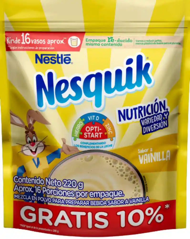 Nesquik Modificador Lácteo Vainilla