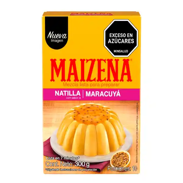 Maizena Mezcla para Preparar Natilla Sabor a Maracuyá