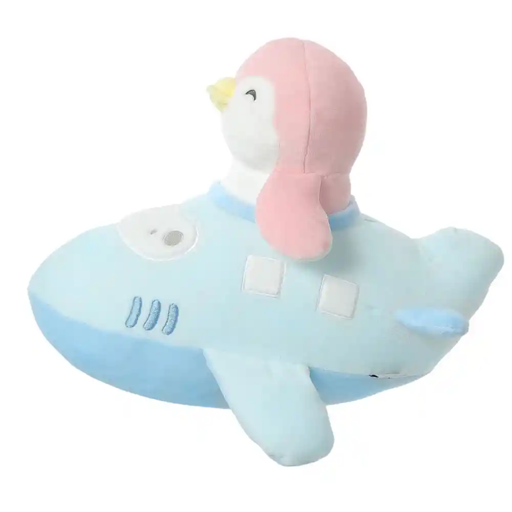 Miniso Peluche de Avión de Pingüino Travel Series Rosa