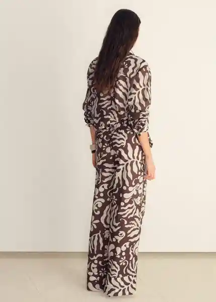 Pantalón Nemo Marrón Talla XS Mujer Mango