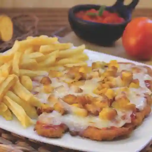 Chuleta gratinada madurito