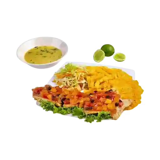 Cañón en Salsa de Frutas