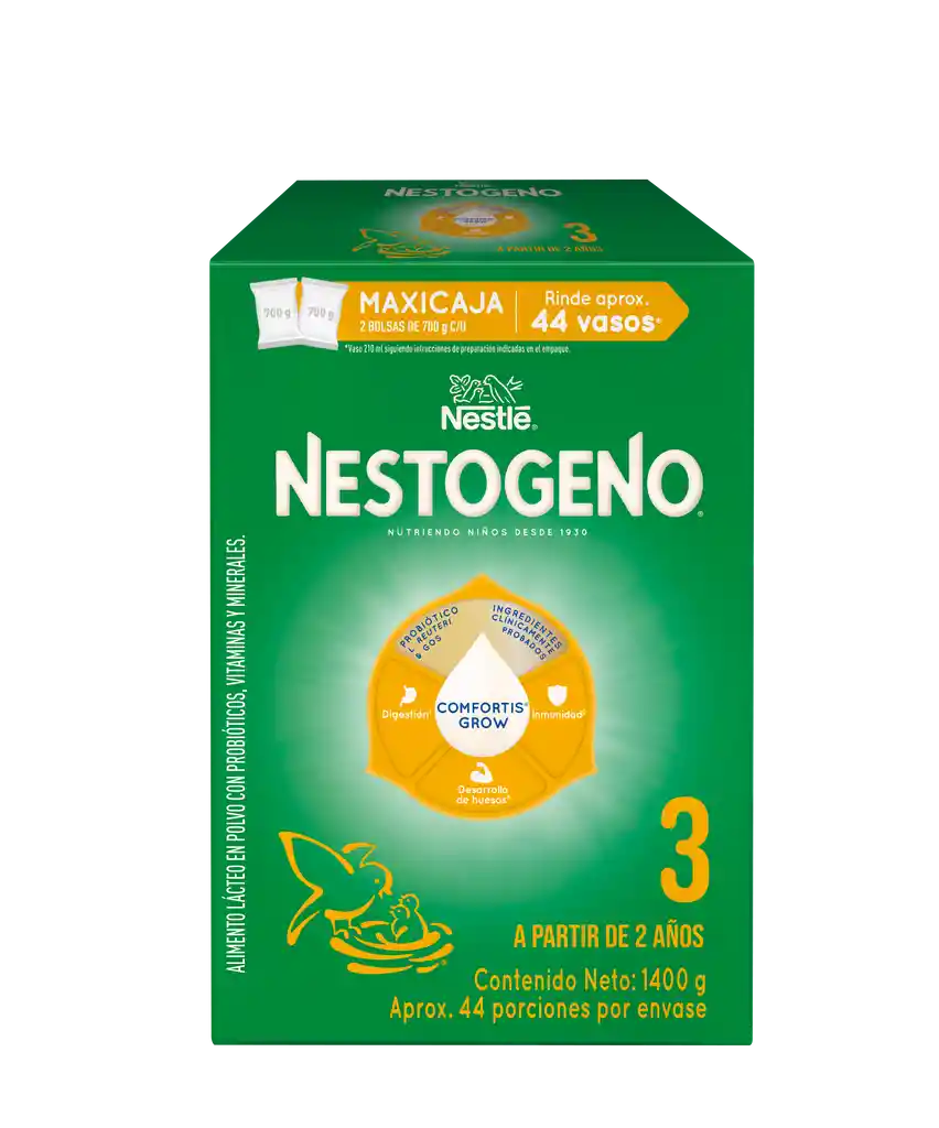 Alimento lácteo NESTOGENO Etapa 3 x 1400g