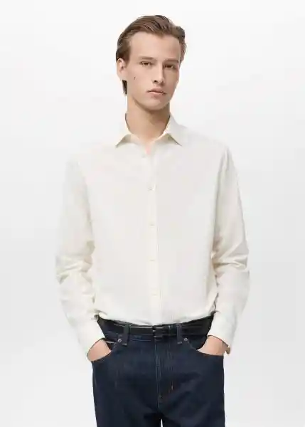 Camisa Soller Arena Talla XS Hombre Mango