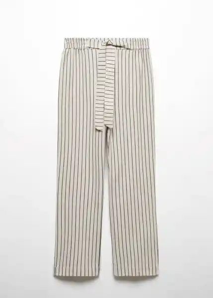 Pantalón Pijama Leads Beige Talla L Mujer Mango