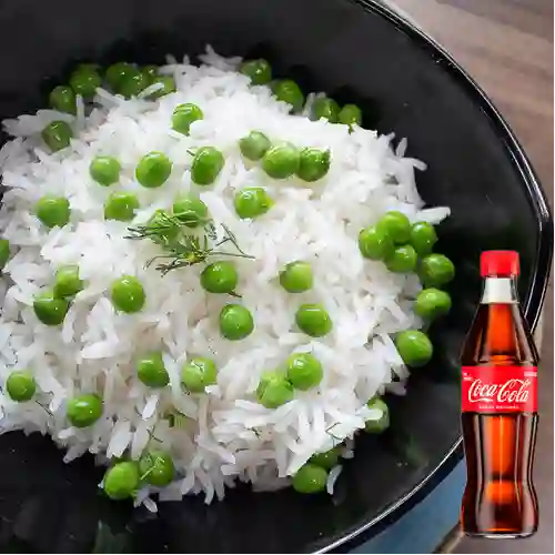 Combo Peas Pulao (Arroz) + Coca Cola Original 300ML