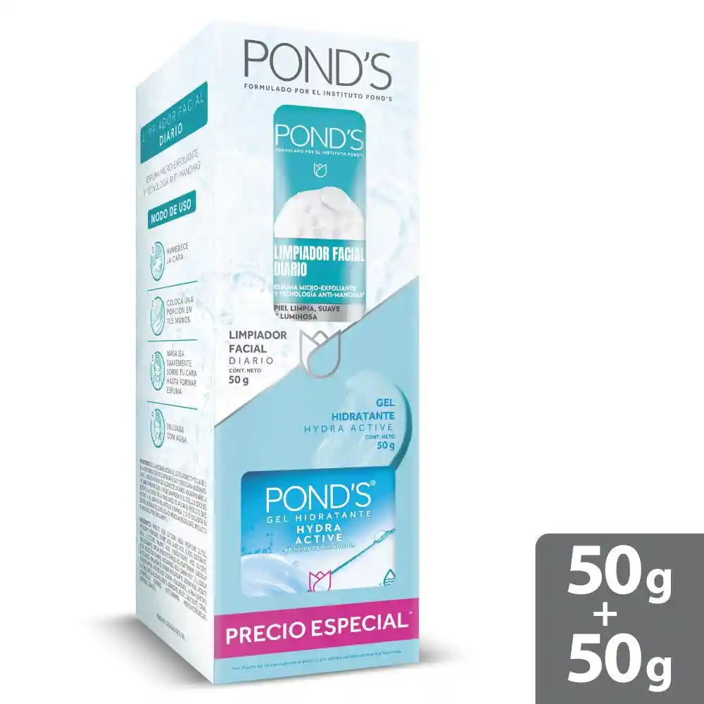 Of Espuma Facial + Gel Hidratante Pond's