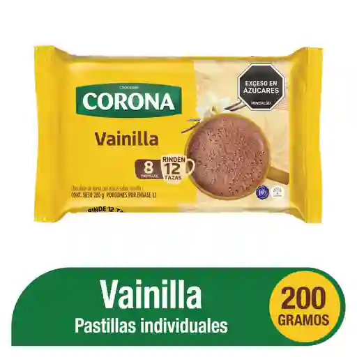 Corona chocolate vainilla x 200 gramos