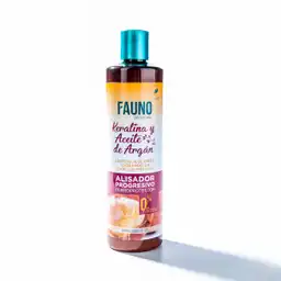 FAUNO Alisador Progresivo Keratina Y Aceite De Argán 400 Ml
