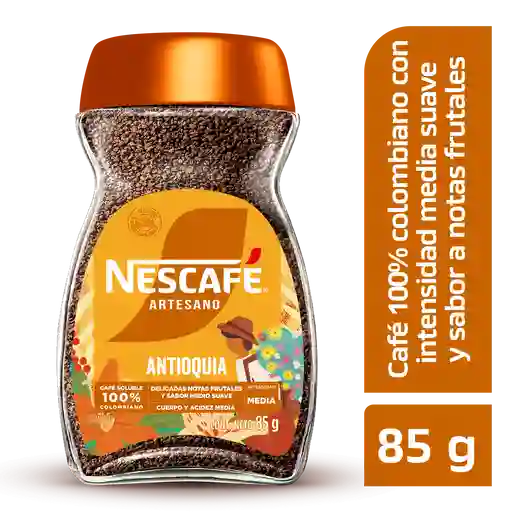 Café instantáneo NESCAFÉ ARTESANO Antioquia x 85g