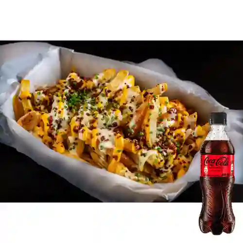 Combo Cheese Fries + Coca Cola Sin Azúcar 400 ml
