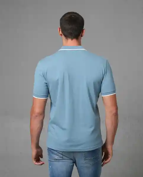 Camisa Tipo Polo Hombre Azul Talla L 190G001 Rifle