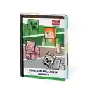 Cuaderno Minecraft Master Mas Rayado 50 Hojas Cosido Scribe