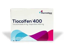 Tiocolfen 400/ 4 Mg Caja X 15 Capsula Dura