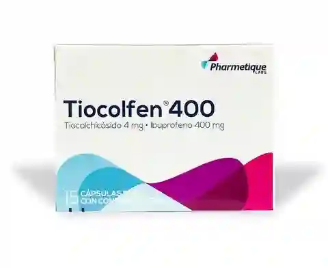 Tiocolfen 400/ 4 Mg Caja X 15 Capsula Dura
